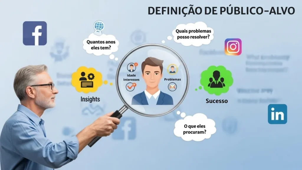 Como definir público-alvo cliente ideal marketing digital iniciantes 40 mais
