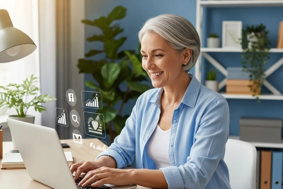 Marketing Digital Para Iniciantes 40+: Como Atrair Clientes Sem Gastar Fortunas