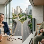 Pessoas 40+ refletindo sobre propósito, novas escolhas e recomeço com clareza