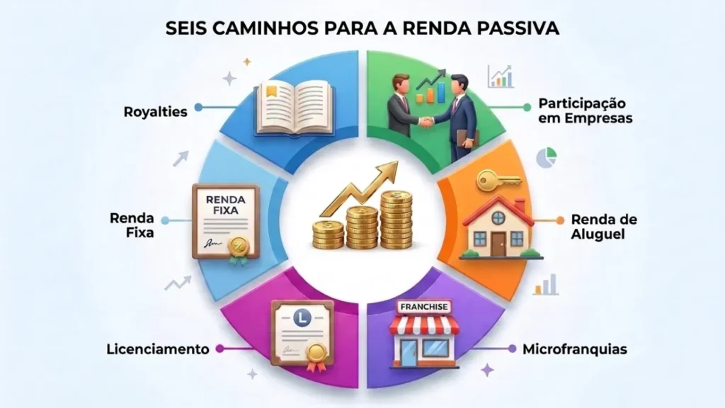 Caminhos reais para construir renda passiva depois dos 40