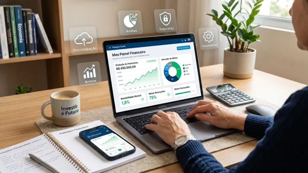 Ferramentas digitais e aplicativos para gerenciar e acompanhar renda passiva e investimentos
