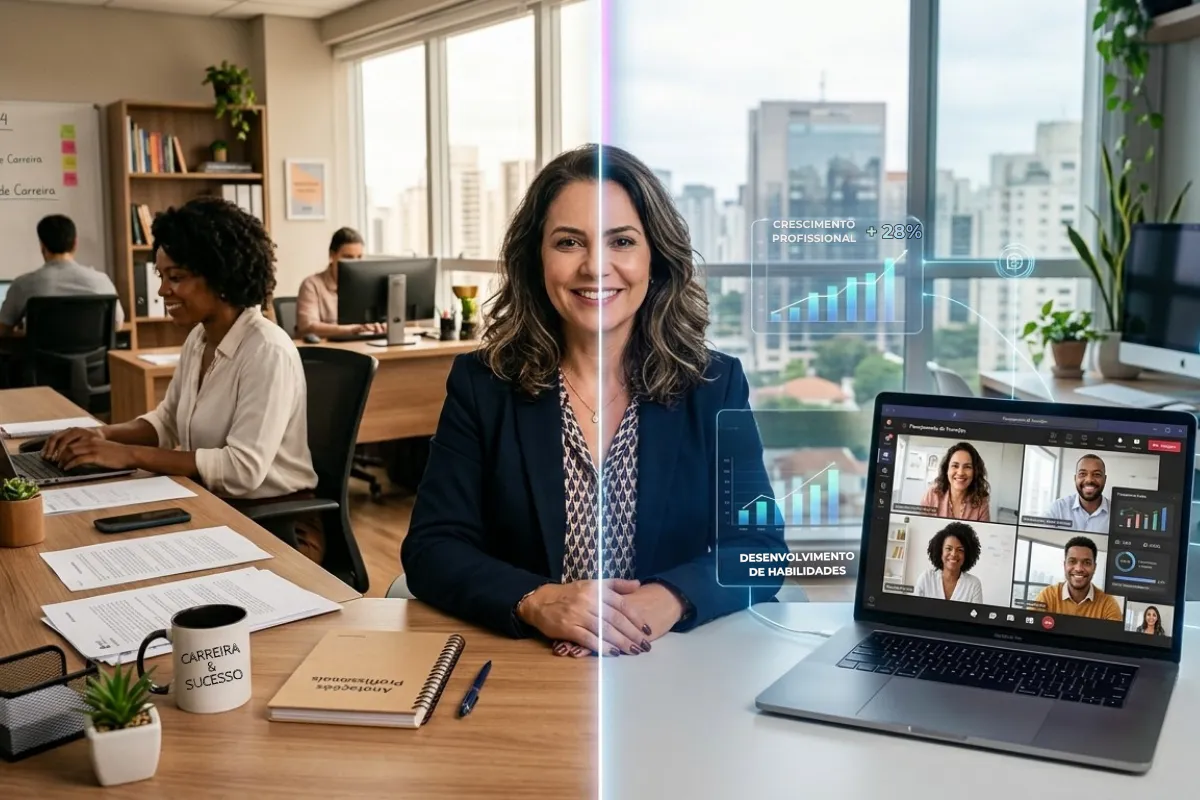 Carreiras Híbridas aos 40+: Como Unir Experiência Profissional e Futuro Digital